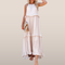 Maxi dress – Sleeveless design with playful ruffles