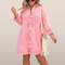 Denim shirt dress – Casual style with button placket