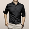 Victor – Satin Shirt with Long Sleeves