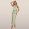 Celeste – Satin Halter Dress