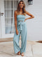 Odette - Chic Tie-Waist Jumpsuit