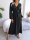 Sophia dress with V-neck