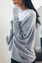 Céline - Asymmetric Draped Sweater