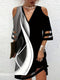 Prisma - Off-the-shoulder dress by Line Art