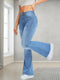 Marigold - Casual Bootcut Jeans with high waist