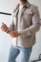 Memphis casual shirt with button closure