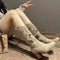 Benno | Printed leather cowboy boots in solid color