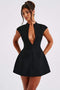 Evelyn - Mini pleated dress with short sleeves