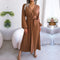 Sannsa - Elegant V-neck Dress for Women