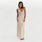 Ivy - Printed long dress with spaghetti straps