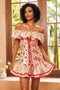 Fiona - Embroidered Mini Dress