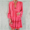 LILLY - Bohemian mini beach dress