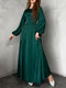 Kira - Round neck dress with lace
