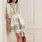 Belice - Embroidered dress with belt