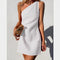 Selina - One-Shoulder Maxi Jurk