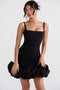 Maggie - Elegant Sleeveless Dress with Ruffles at the Hem