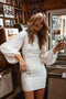 Feline - Sparkling mini dress with glitter