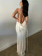 Allison - Fashionable slim fit dress with open back