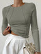 Mira – Elegante Top met Lange Mouwen voor Dames