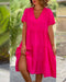 Ivory - Breathable V-neck Loose Dress