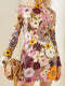 Florina - Three-dimensional floral fashion dress