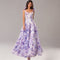 Eliora - Floral Dress with Bow Details