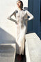 Any split maxi dress in structured knit