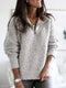Sanna Women's Fashionable Sweater with Zipper