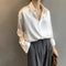 Sidonia – Long Sleeve Office Casual Blouse