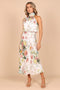 Halterneck midi dress Crystal