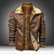 Werner - Slim bomber jacket in genuine leather
