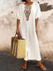 Elowen - Embroidered Boho Dress
