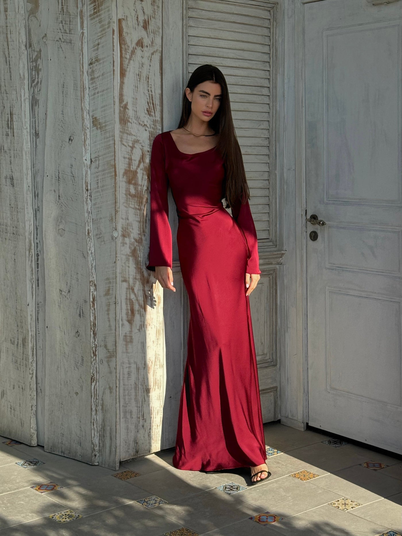 Merliah - Lange Mouwen Gown Voor Dames - Klassiek & Tijdloos