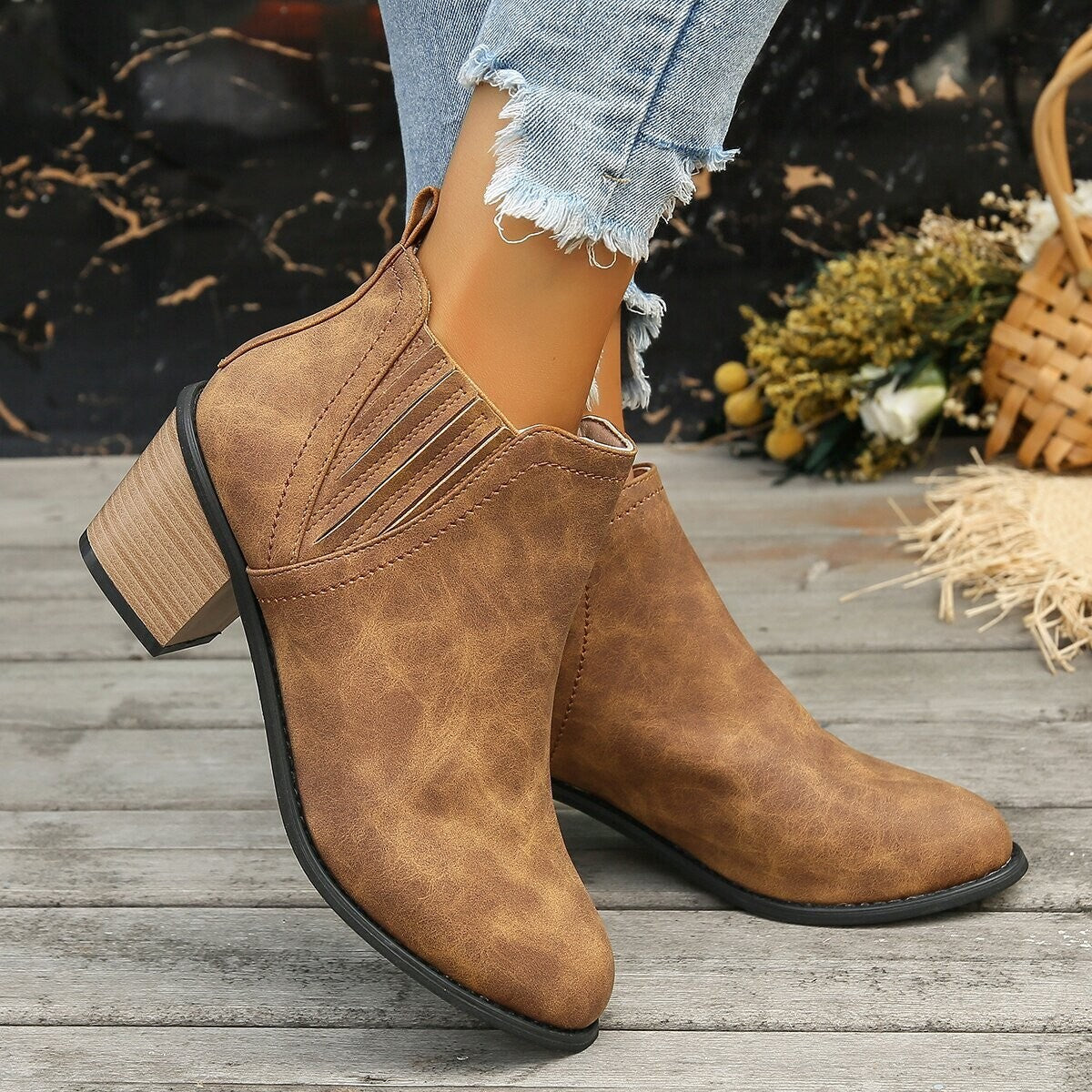Luciana Seasonal Ankle Boots