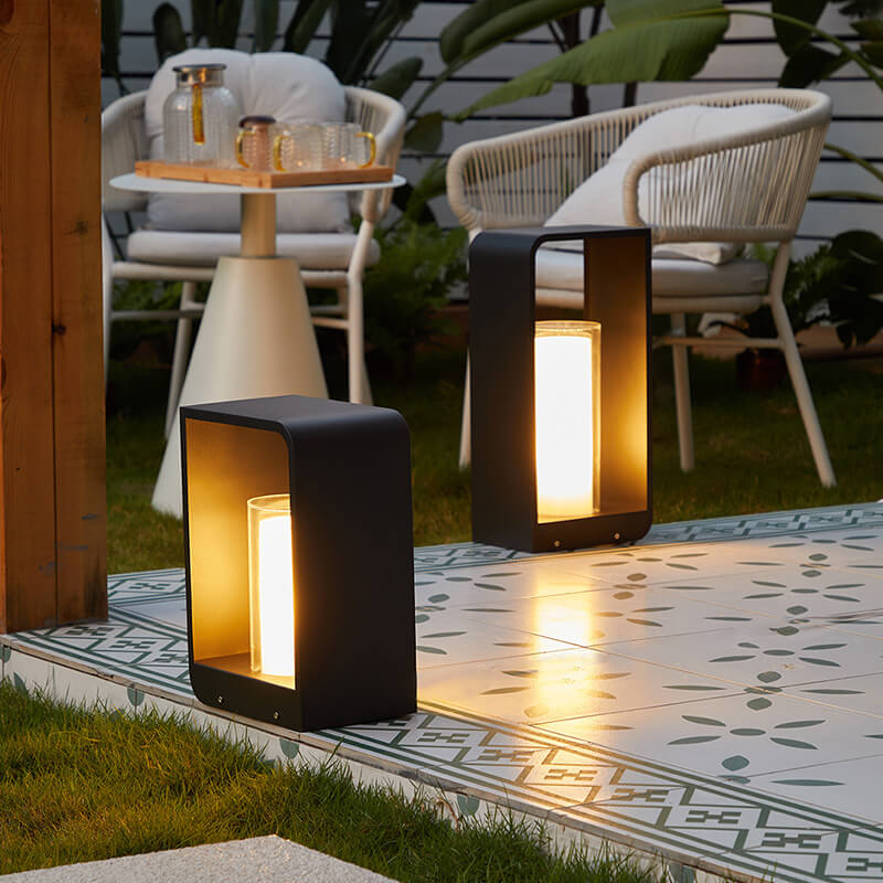 Donrain - Minimalist Square Frame LED Waterproof Lawn Light