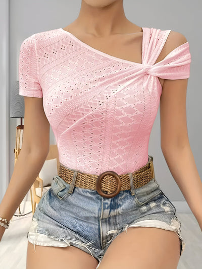 Bixie - Asymmetrische Schouderblouse