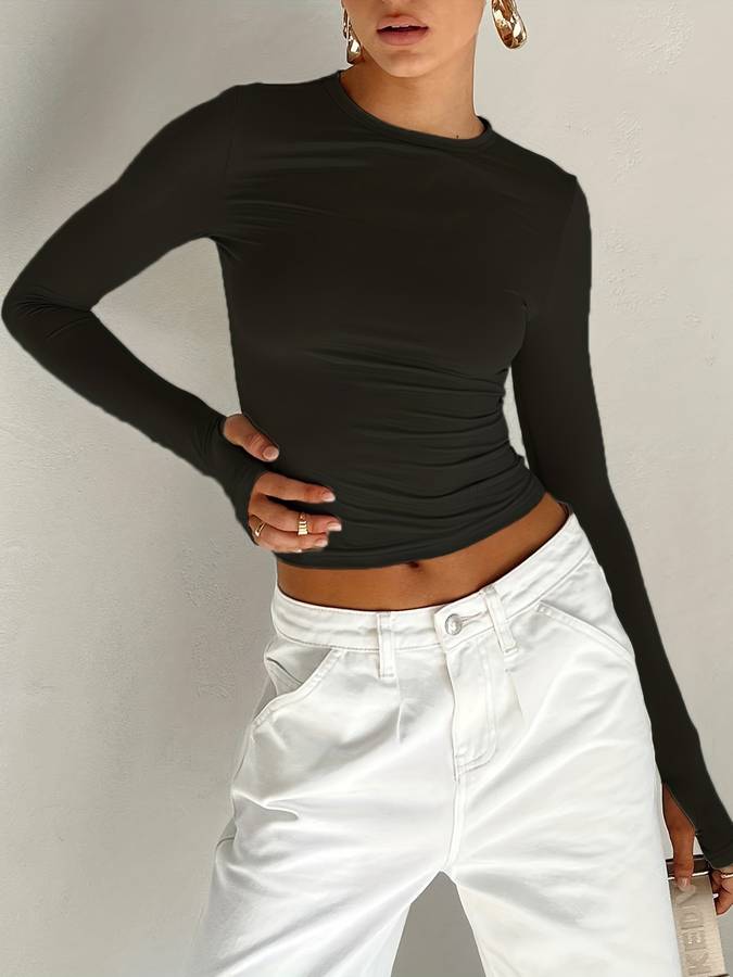 Lotte
 Basic long sleeve top