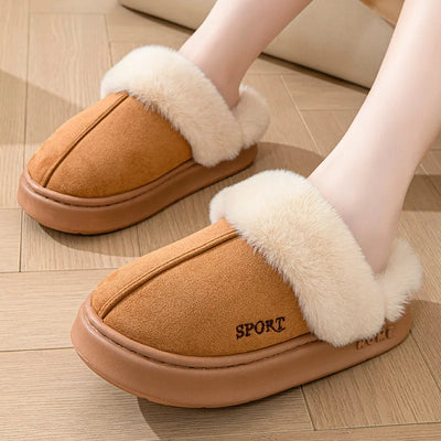 Eva Confort - Suede indoor slippers for women