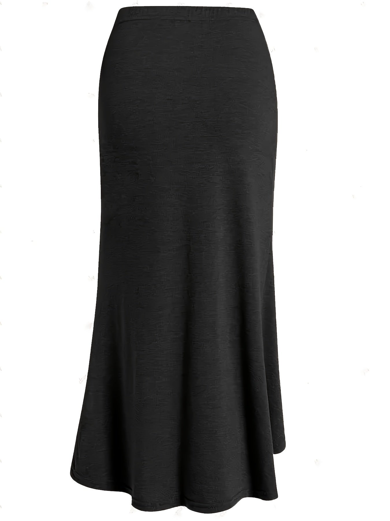 Lara | Plain casual wrap skirt with high waist