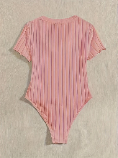 Evelien | Solid color V-neck bodysuit