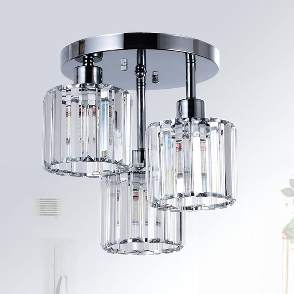 Lyvra – 3 Light E27 Glass Ceiling Lamp
