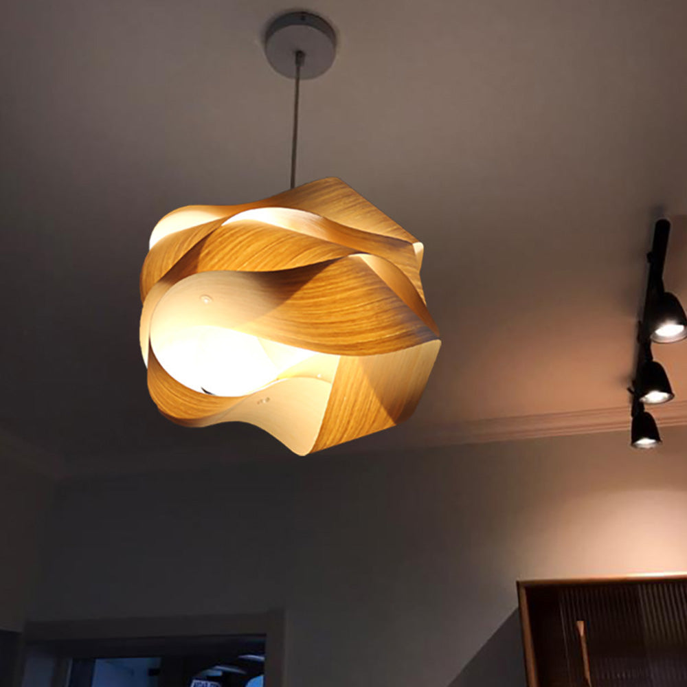 Virelune - Modern Irregular Wood Pendant Light Kitchen