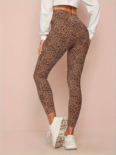 Luna | Leopard print high-waisted leggings