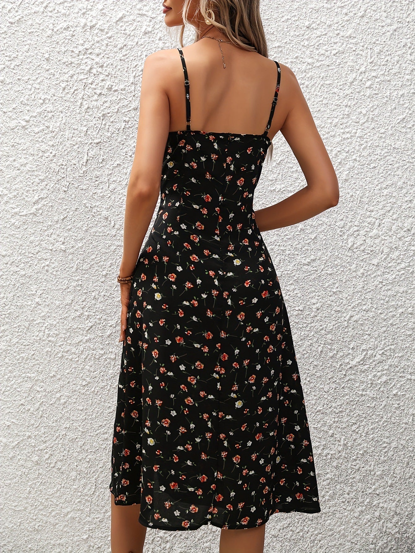 Yinthe - Lange Jurk met Polka Dot