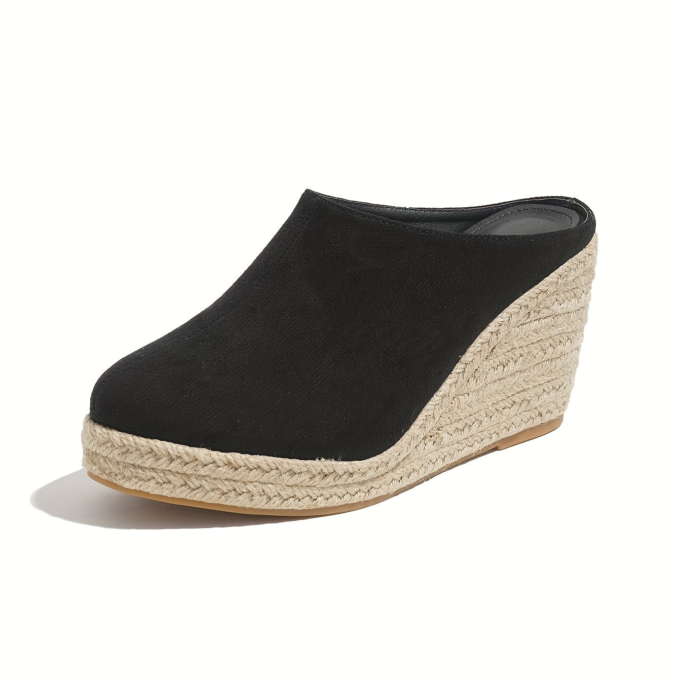 Luna | Comfortable backless espadrille heels