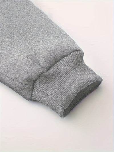 Nina | Effen kleur dames hoodie met fleece voering