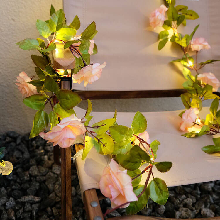 Solara - Solar Waterproof Shockproof Rose LED String Lights