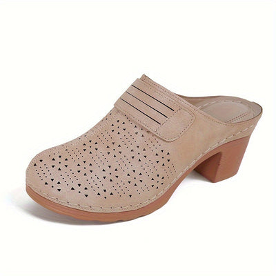 Nina | Dames sandalen met dikke hak