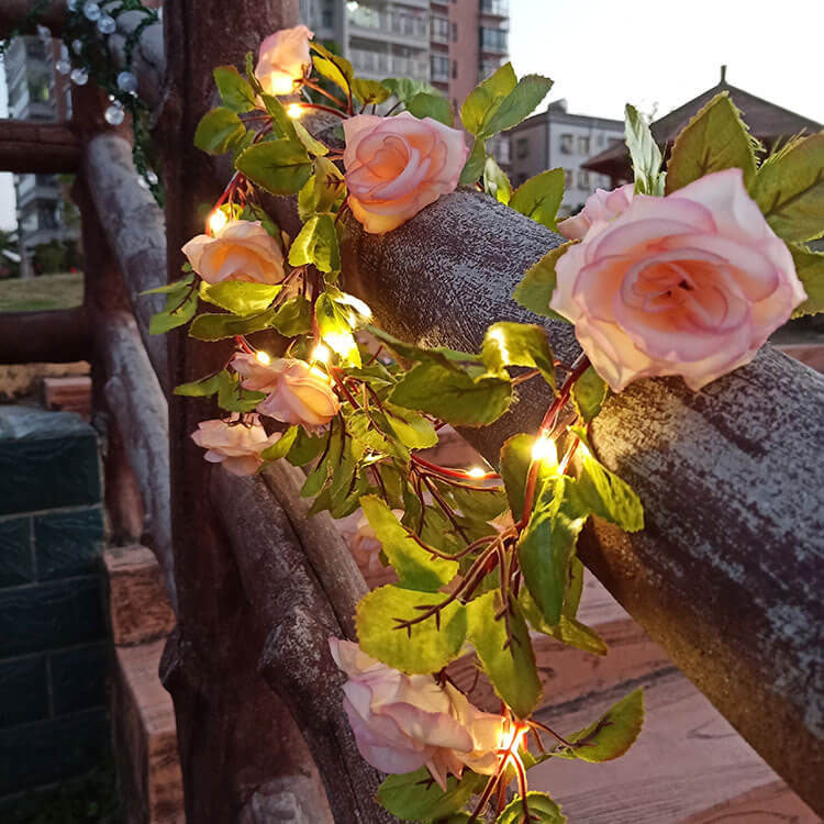 Solara - Solar Waterproof Shockproof Rose LED String Lights