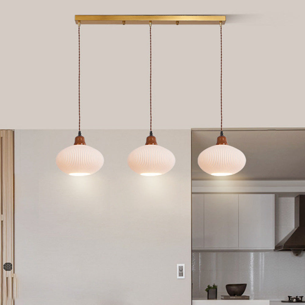 Cendian - Nordic Vintage Ceramic White Pendant Light Dining Room